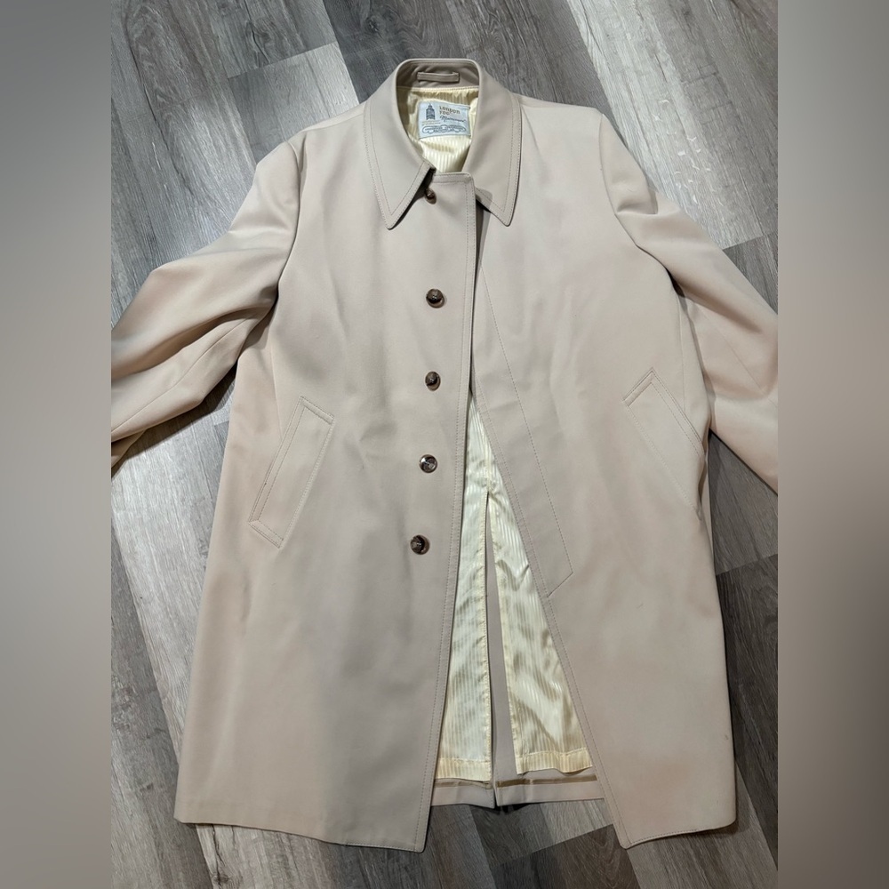 London Fog Tan Trench Coat